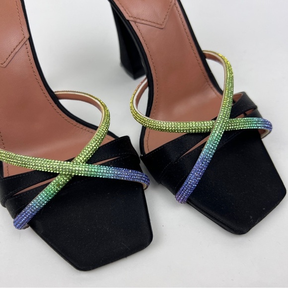 D’Accori Lust Rainbow Crystal Embellished Crossover Pumps - Picture 7 of 11